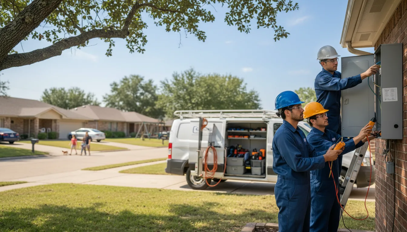 Certified electrician providing emergency electrical services in Faith, NC